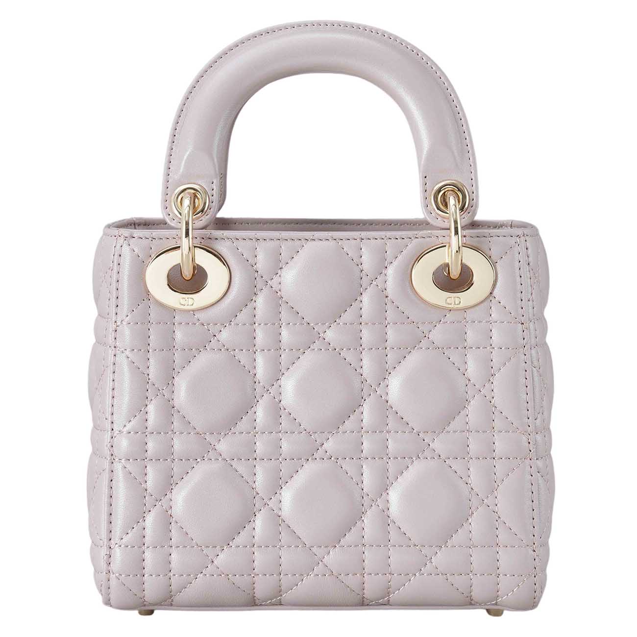 CHRISTIAN DIOR(USED)크리스찬디올 램스킨 레이디디올 미니 백